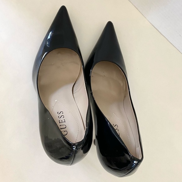 Guess Cyrano2 Black Stiletto 4.5” Pumps Size 10 M — Y2K - Picture 5 of 15